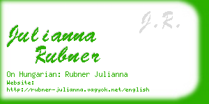julianna rubner business card